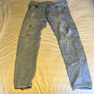 Hollister light distressed jeans